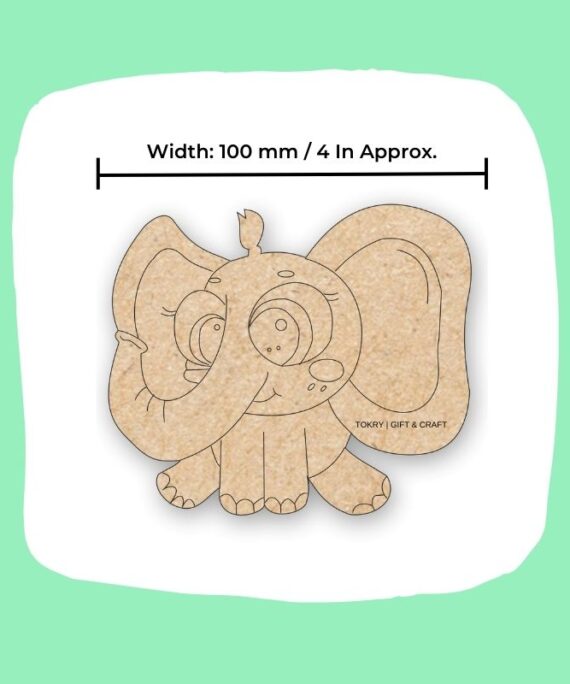 elephant 1 shape fridge magnet size