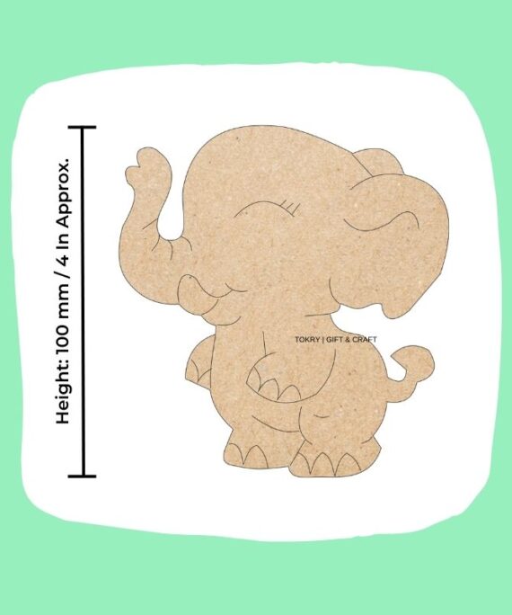 elephant 2 shape fridge magnet size