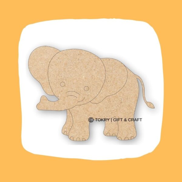 elephant 3 shape fridge magnet