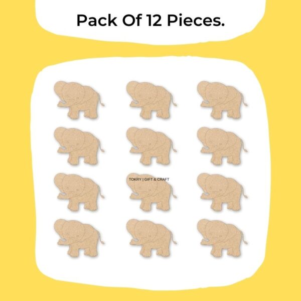 elephant 3 shape fridge magnet pack