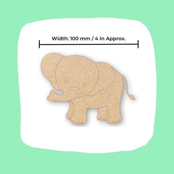 elephant 3 shape fridge magnet size