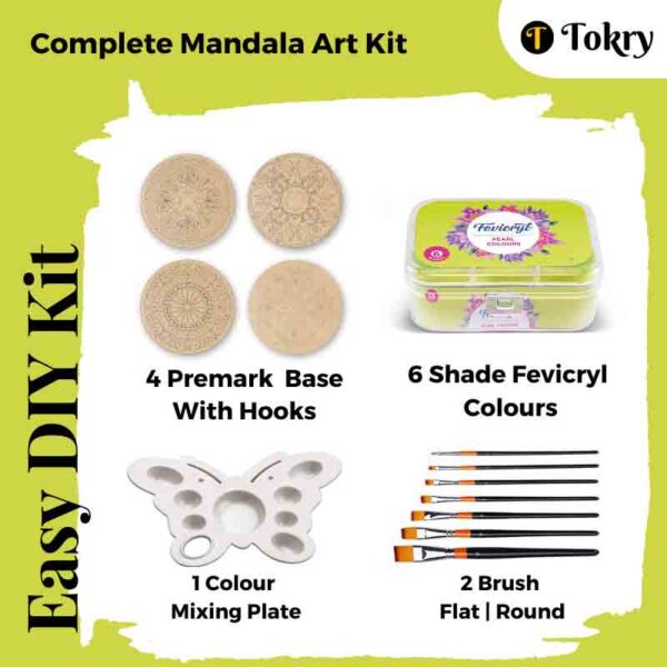 DIY Mandala Wall Art Coaster Kit Set